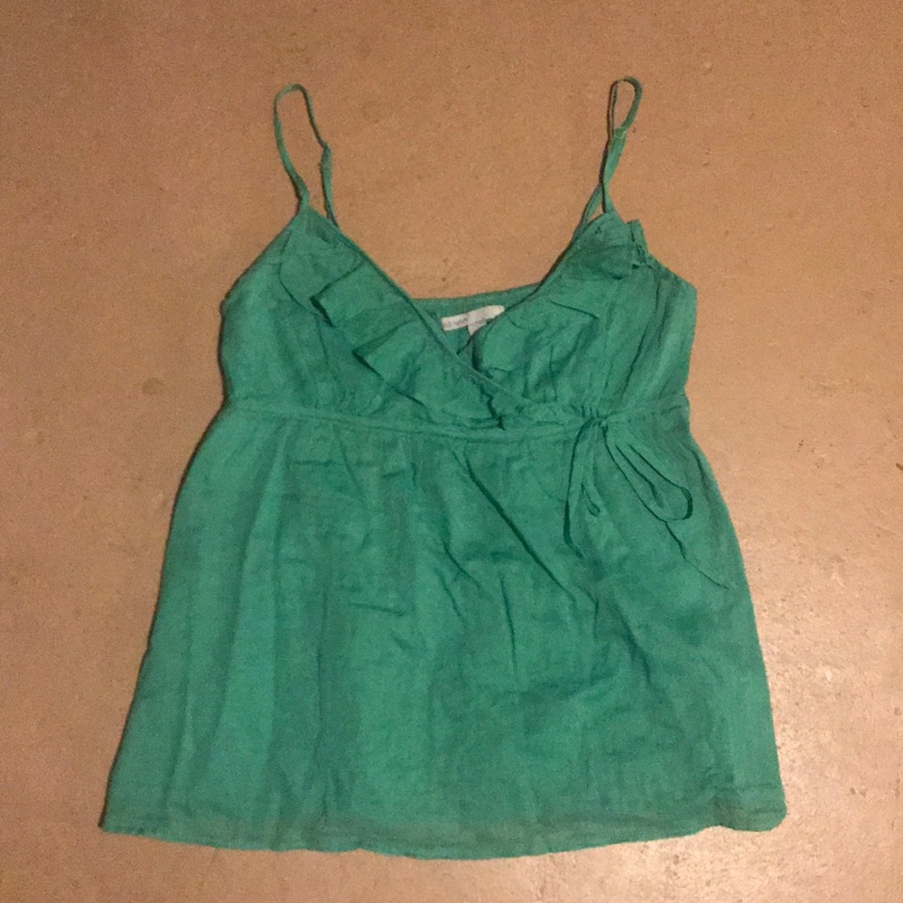 2 for $15/ Sexy ruffle strappy tank green Old Navy - Picture 5 of 8